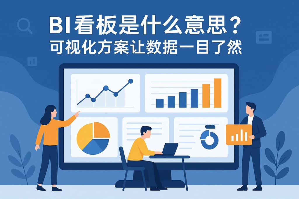 BI看板是什么意思？可视化方案让数据一目了然"